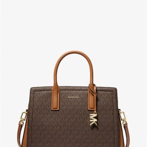 Laila Medium Signature Logo Satchel