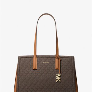 Laila Medium Signature Logo Tote Bag
